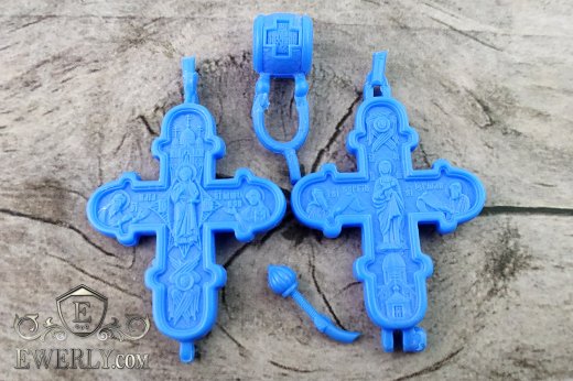 Folding cross 1104258NY of injection wax (wholesale), фото